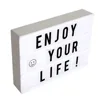 New Home Gift DIY Creative Largest Letter Box Size Cinematic Marquee Acrylic White Whiteboard LED Cinema A4 Light Box