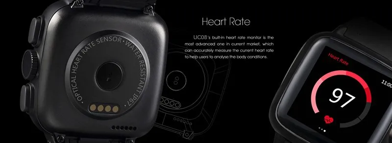 LF13 UC08 3G Android Smart Watch Phone with 3.0MP Camera IP67 Waterproof Support SIM Card Smartwatch Heart Rate Monitor