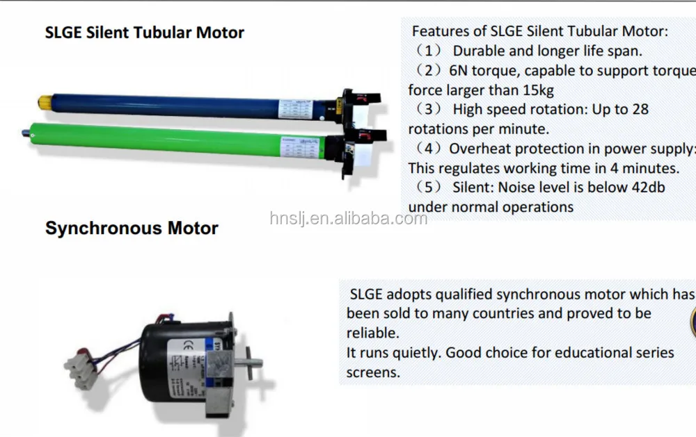 Shilejia150inc Electric Projector Screen Motor Motorized Projection