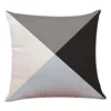 sofa backrest embroidered bed back geometric cushion decorative pillow