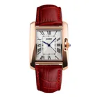 SKMEI 1085 Women's Small Square Case Genuine Leather Strap Watch comprar al por mayor
