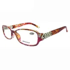 Lady colorful paper transfer classic reading glasses italy design