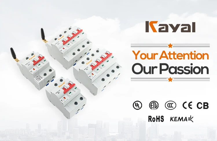 Free Sample Zigbee WIFI Controlled Wireless Enabled Smart Remote Residential Auto Recloser Circuit Breaker MCB Switch Supplier