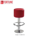 Red leather cheap commercial bar stools China manufacturer