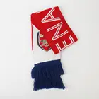 Custom Acrylic Double Sides Knitted Jacquard Sports Fan Cheering Soccer Football Scarf