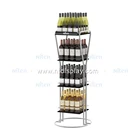 Metal display, energy drink display stand bottle display