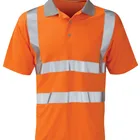 Reflective Tape High VIsibility polo shirt design
