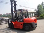HECHA diesel forlift 7000kg with attachment,clamp,rotator,side shifter,fork positioner