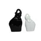 Modern popular cute elephant ceramic porcelain home decoration