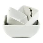 Cheap customized japanese small size square bowls fancy ceramic dessert bowl