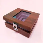 EM1160 Custom Square Small Wooden Gift Box Packaging, Luxury Wooden Box Hinge, Wood Gift Box Packaging