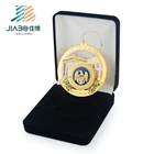 2018 years New design 999 gold plating etching USA metal bookmark with gift box