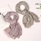 2019 new fashion lady travel scarf blanket scarf solid color women large long viscose scarf