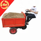China factory mini tractor wheel barrow track loader dumper