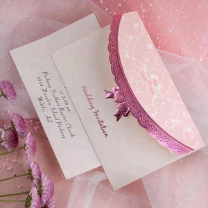 royal elegant gold foil wedding invitation card with ribbon