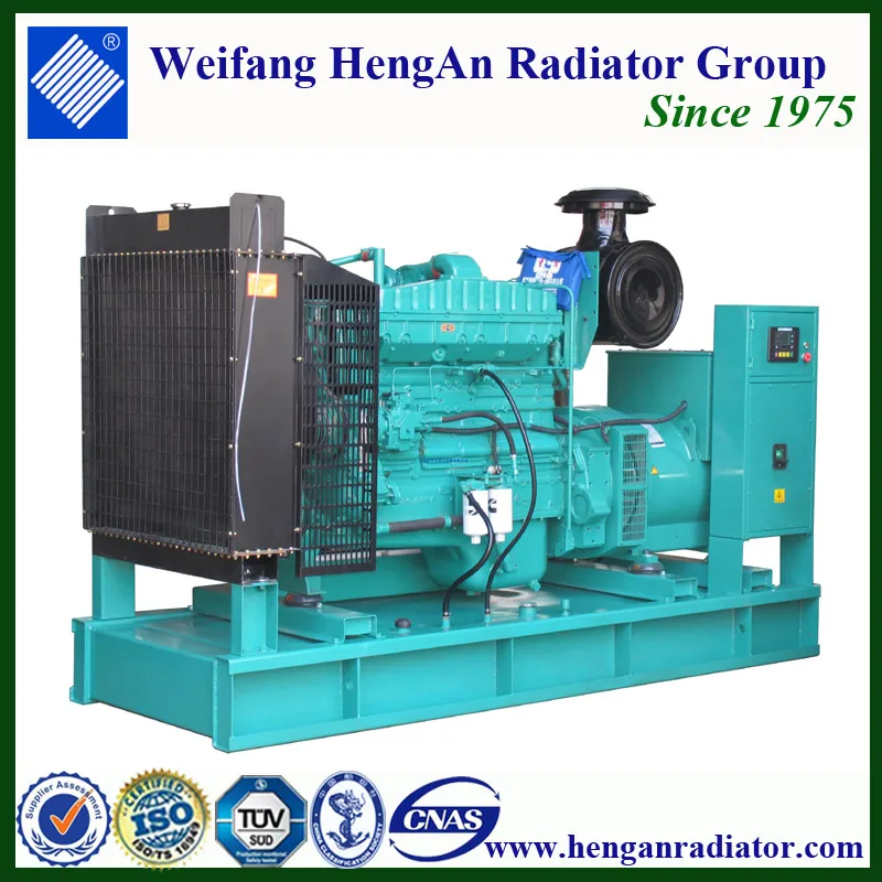 450kw500kw Aluminum Copper Radiator For Cummins Diesel Generator Set