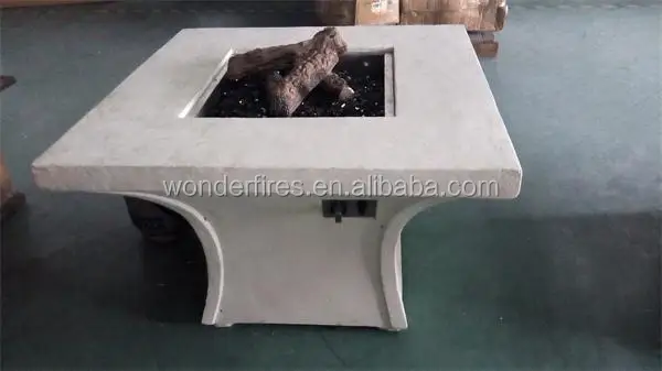 Platz Magnesia Gas Feuerstelle Tisch - Buy Gas Feuerstelle,Gas
