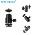 Adjustable Swivel Angle Ball 1/4" Camera Hot Shoe Mount Adapter Holder