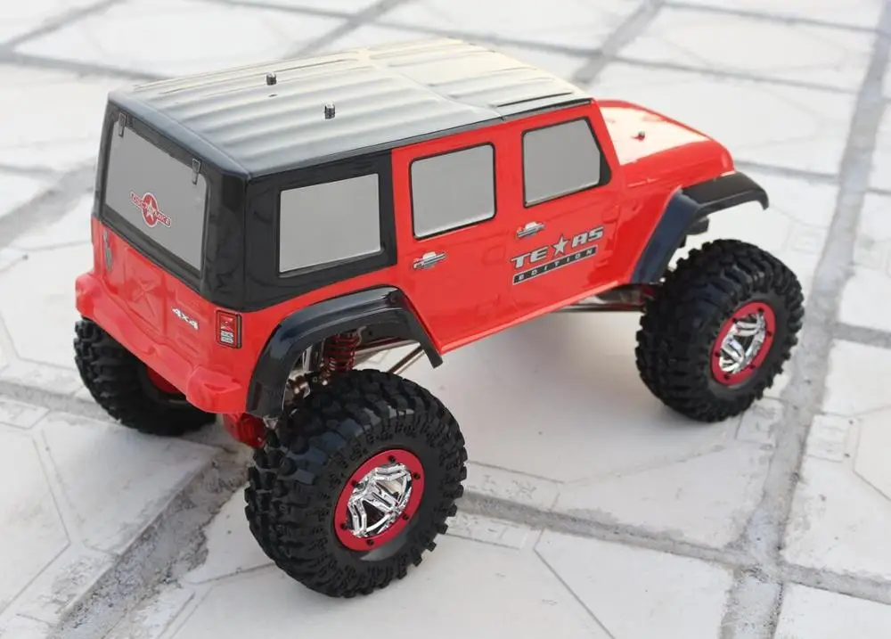 Cnc Aluminum Carbon Fiber Chassis With Bodyshell For Scx10 Rc Rock