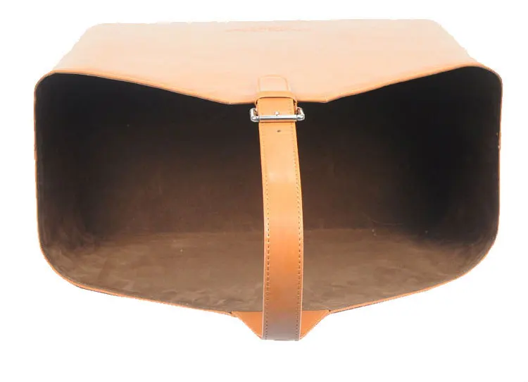 Fine leather magazine basket storage basket leather gift basket fruit hand basket Christmas PU storage basket