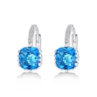 XE2174 xuping 925 sterling silver color cz synthetic diamond earrings