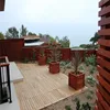 Anti cracking solid wpc decking outdoor project