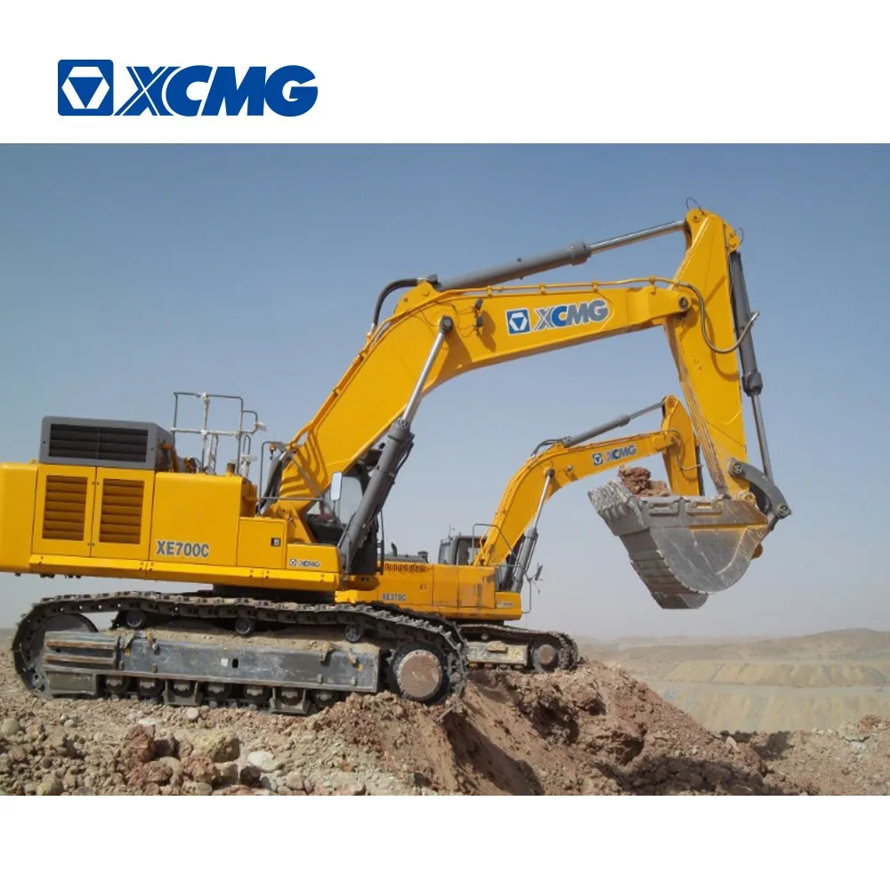 mining excavator 70t xcmg xe700d