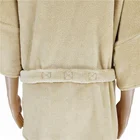 super comfortable solid coral fleece jackets satin binding bathrobe women polyester short fur robe