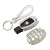 Car Key Case shell Fob Cover Holder with Key Chain with Bling Diamond For C E S M CLS CLK GLK GL Class