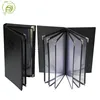 Price competitive wholesale high quality paper only menu, desktop leather cover, hotel menu folder