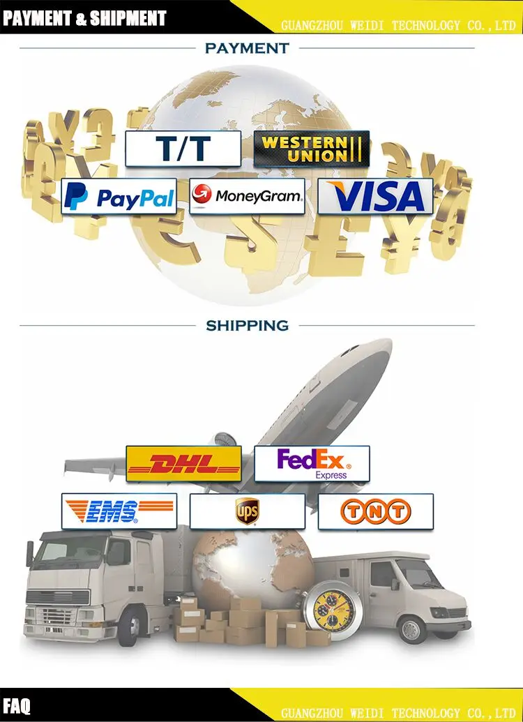 Shipping and payment