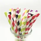 Hot Sale Durable Biodegradable Straws, Stripe Biodegradable Straws, Biodegradable Paper Straws