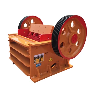 PEX series fine jaw crusher with motor and control panel