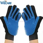 255 Pins Magic Blue Color Silicon Deshedding Cat Brush Horse Hair Remover Fur Comb Dog Bath Message Pet Grooming Gloves