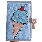 hardcover personalized kids secret diary with lock and key, girls security lock notebook, combination lock journal