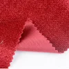 Lurex red plush lurex fleece shimmer kids panne velour velvet fabric for dresses