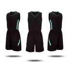 Cheap digital print plain black basketball jersey uniform design