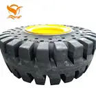 Construction Works Solid Tyre 17.5-25 Wheel Loader Solid Tyre Mounted on Bobcat Solid Tyre