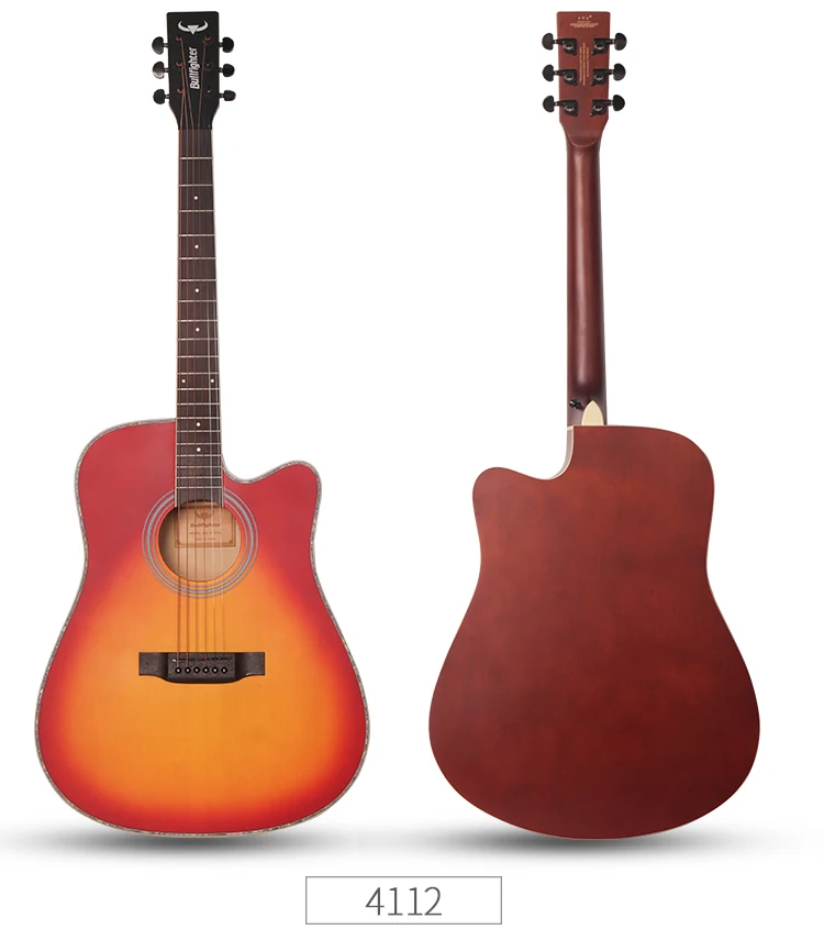Bullfighter D-4012 Cheap Wholesale Price  Beginner Colorful Acoustic Guitar/Musical Instruments/Stringed Instruments