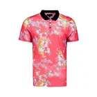 Custom design all over sublimation printing short sleeve polo shirt