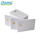 Inkjet blank chip card with credit card size