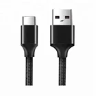 4.5V5A Premium Nylon Braid Type C to USB 2.0 Supercharger Cable for Huawei Android Mobile Phone