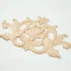 antique unpainted carved furniture wood onlays