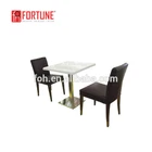 modern marble stone top dining table sets 90 90 table for restuartant bistro used