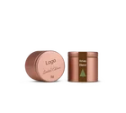 Box Tea Tea Box Tin Small Tin Box Round Tea Tin Rose Gold Tins