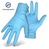 Disposable cheap bulk Medical Grade Colored Powder Free Examination blue nitrile exam Gloves