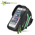 010 ODM 900*600D Nylon 5.8 Inch Waterproof Bicycle Handlebar Mobile Cell Phone Holder Front Tube Touch Screen Bike Phone Bag