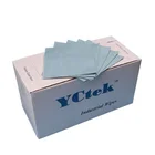 Green 1/4 Fold Nonwoven Fabric Industrial Cleaning Cloth