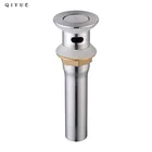 Modern american popular 304 stainless steel basin drainer, flip plug basin drain strainer