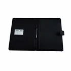 Hardcover menu book for restaurant with A4 paper writing